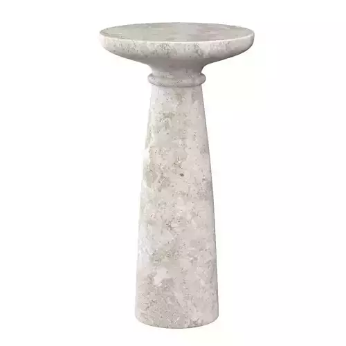 Architect 26 in Tall Pedestal End Table