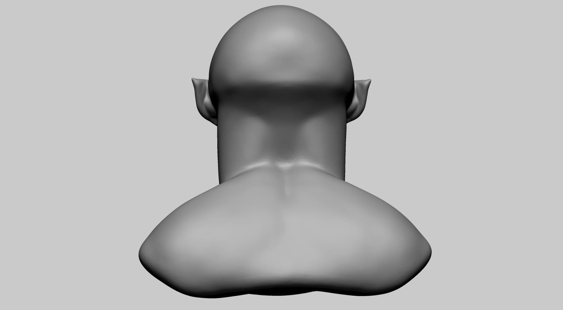 Creature Head Base A 3D model_4