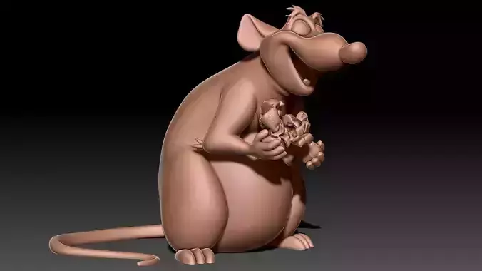 Mouse rat 3D print model
