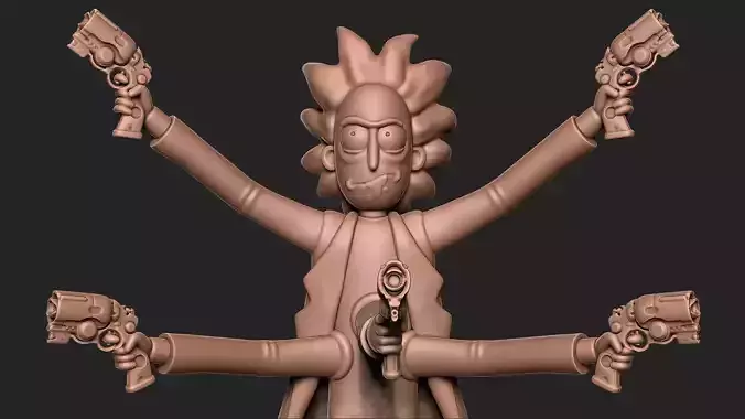 Rick and Morty 3D print model