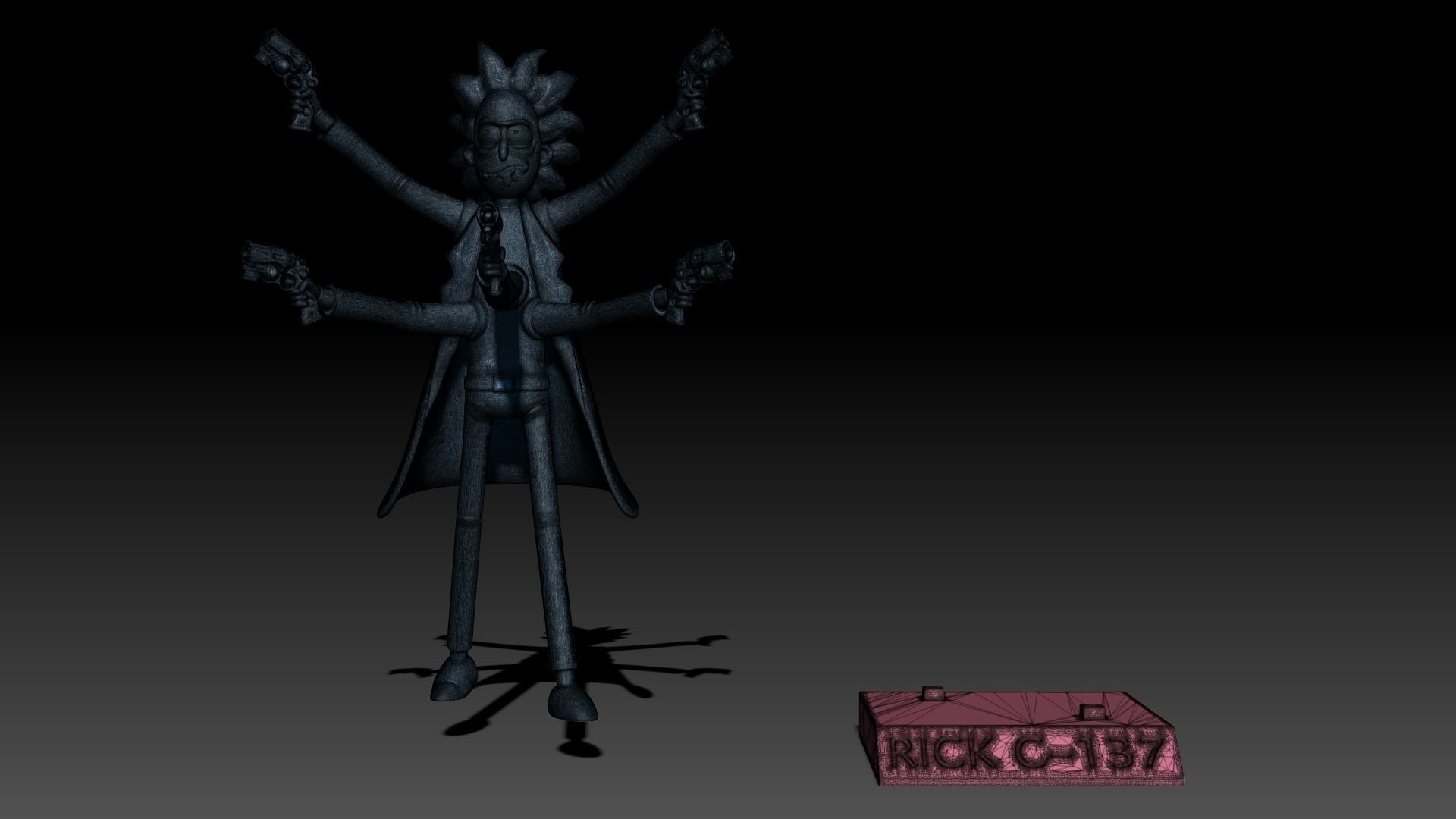 Rick and Morty 3D print model_3