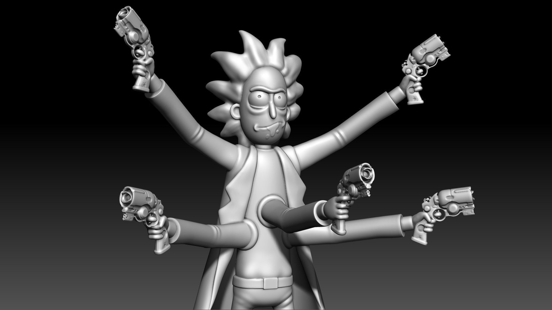 Rick and Morty 3D print model_10