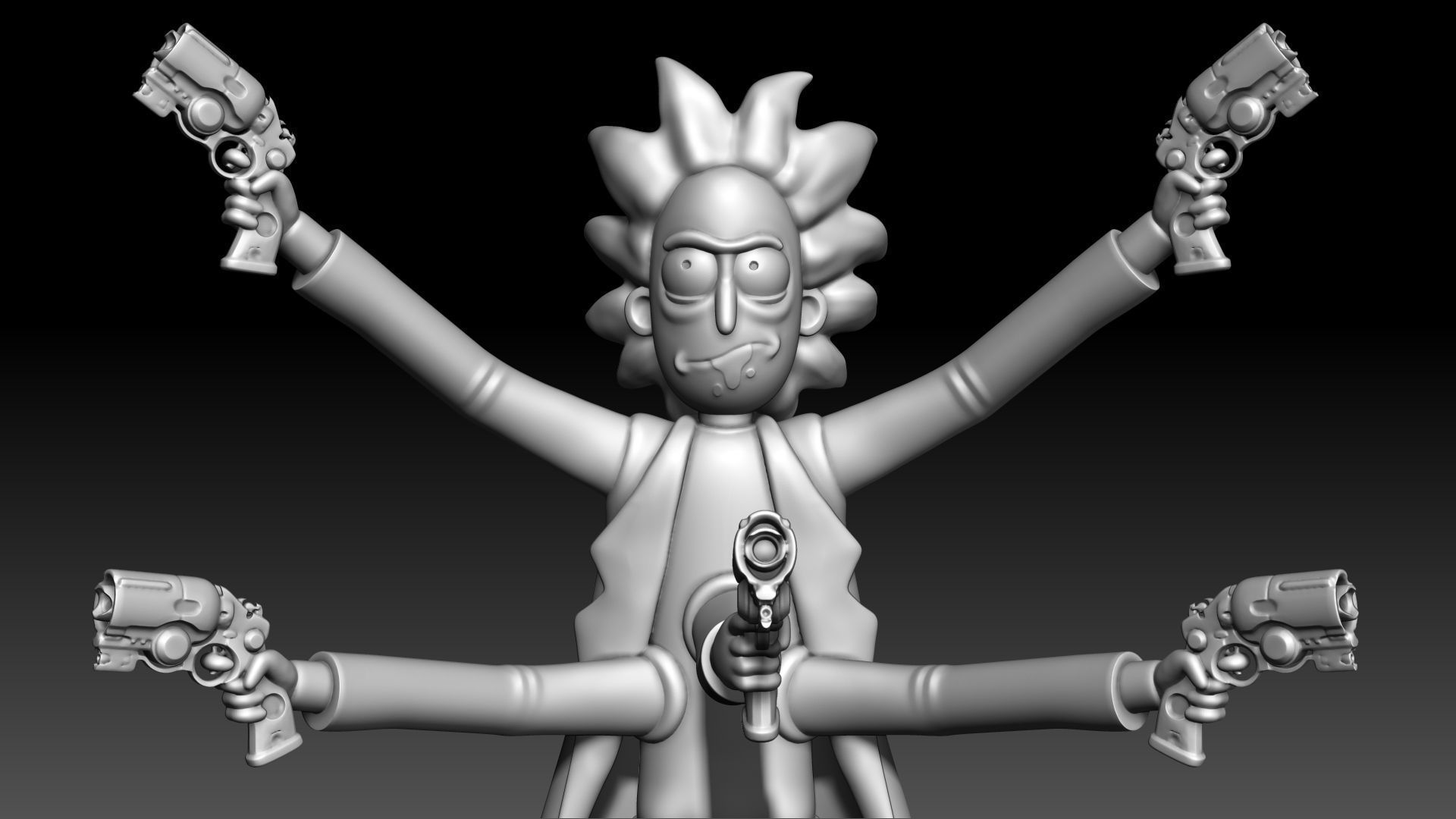 Rick and Morty 3D print model_1