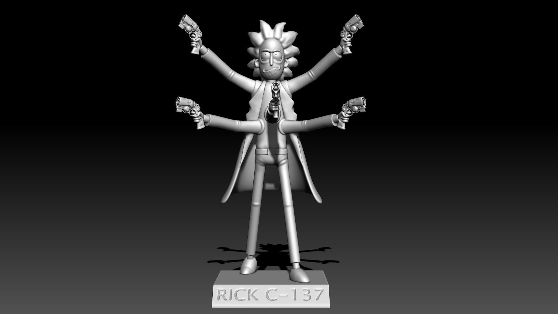 Rick and Morty 3D print model_4