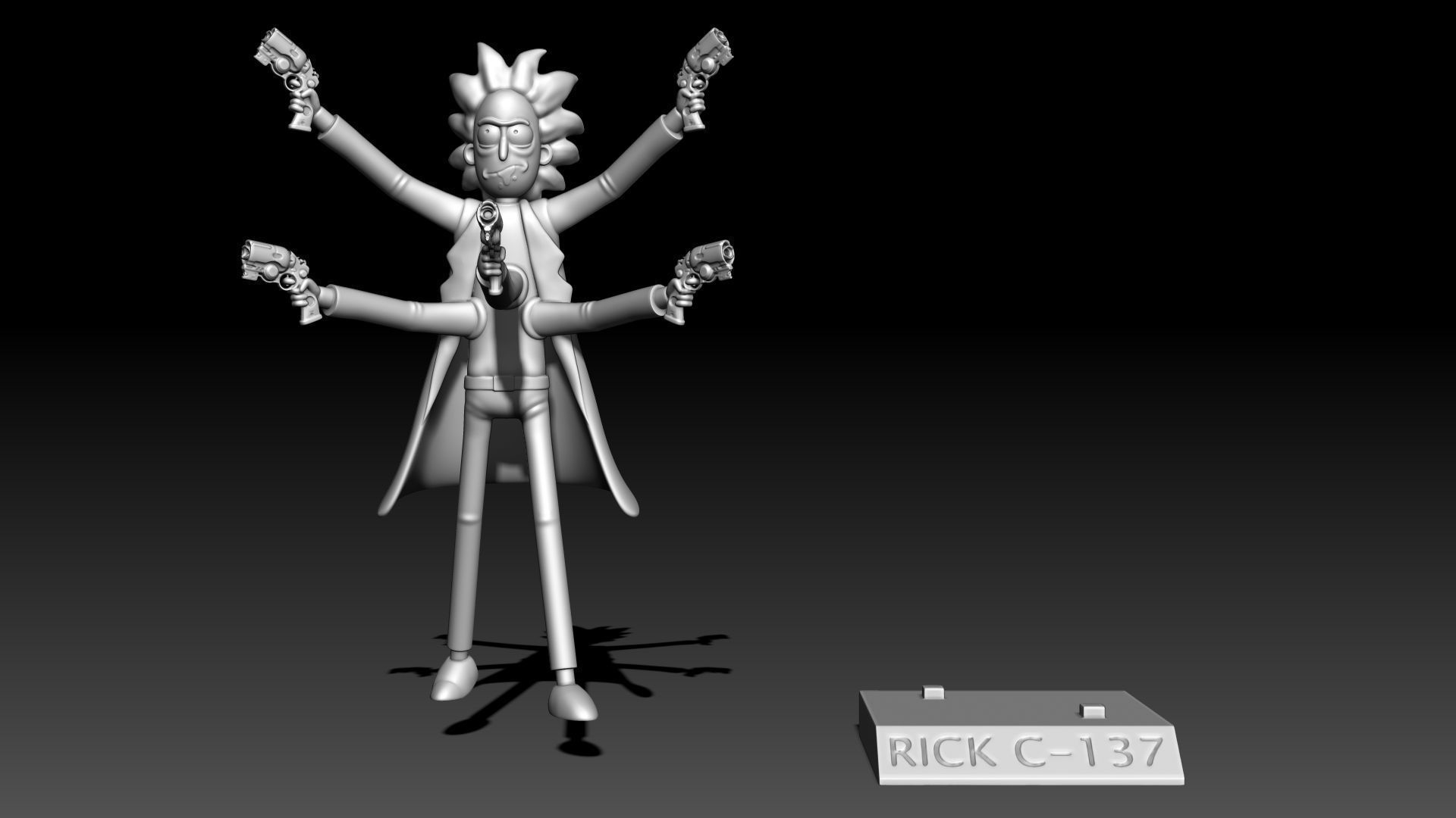 Rick and Morty 3D print model_2