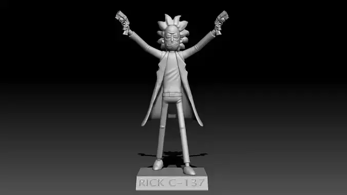 Rick and Morty 3D print model