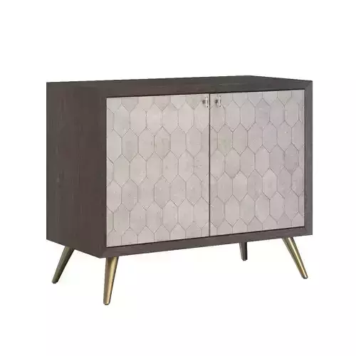 Aniston Sideboard Small Dark Mango Taupe Shagreen 105445