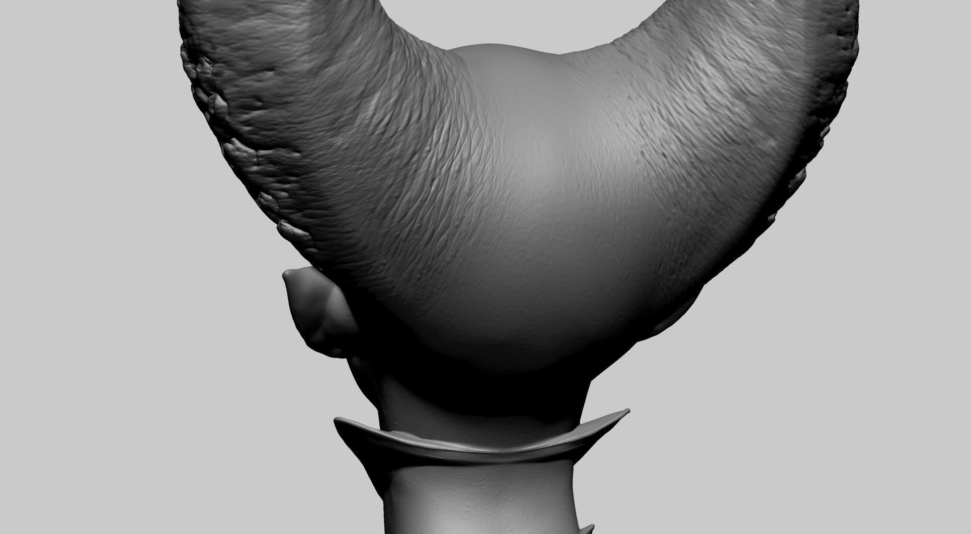 Fantasy Female Bust A 3D print model_10