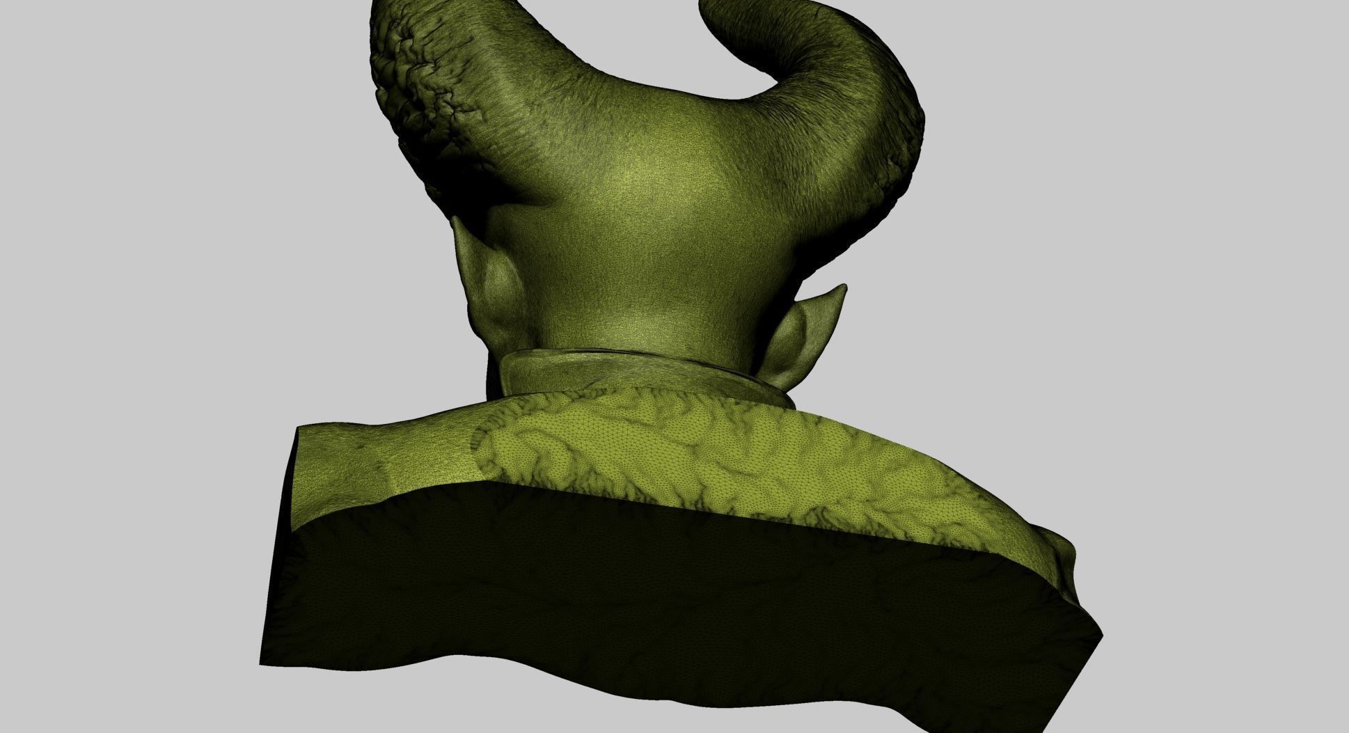 Fantasy Female Bust A 3D print model_15