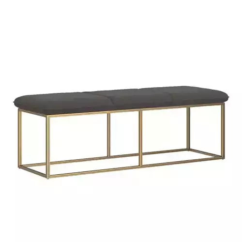 Alley Bench Rustic Bronze Piccolo Pebble