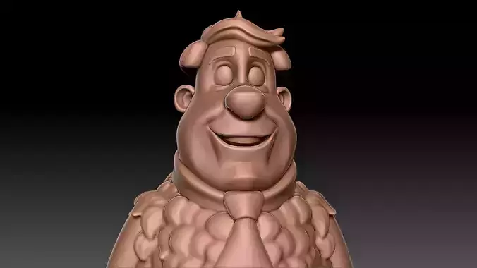 Fred Flintstone  3D print model
