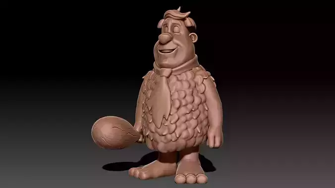Fred Flintstone 3D print model