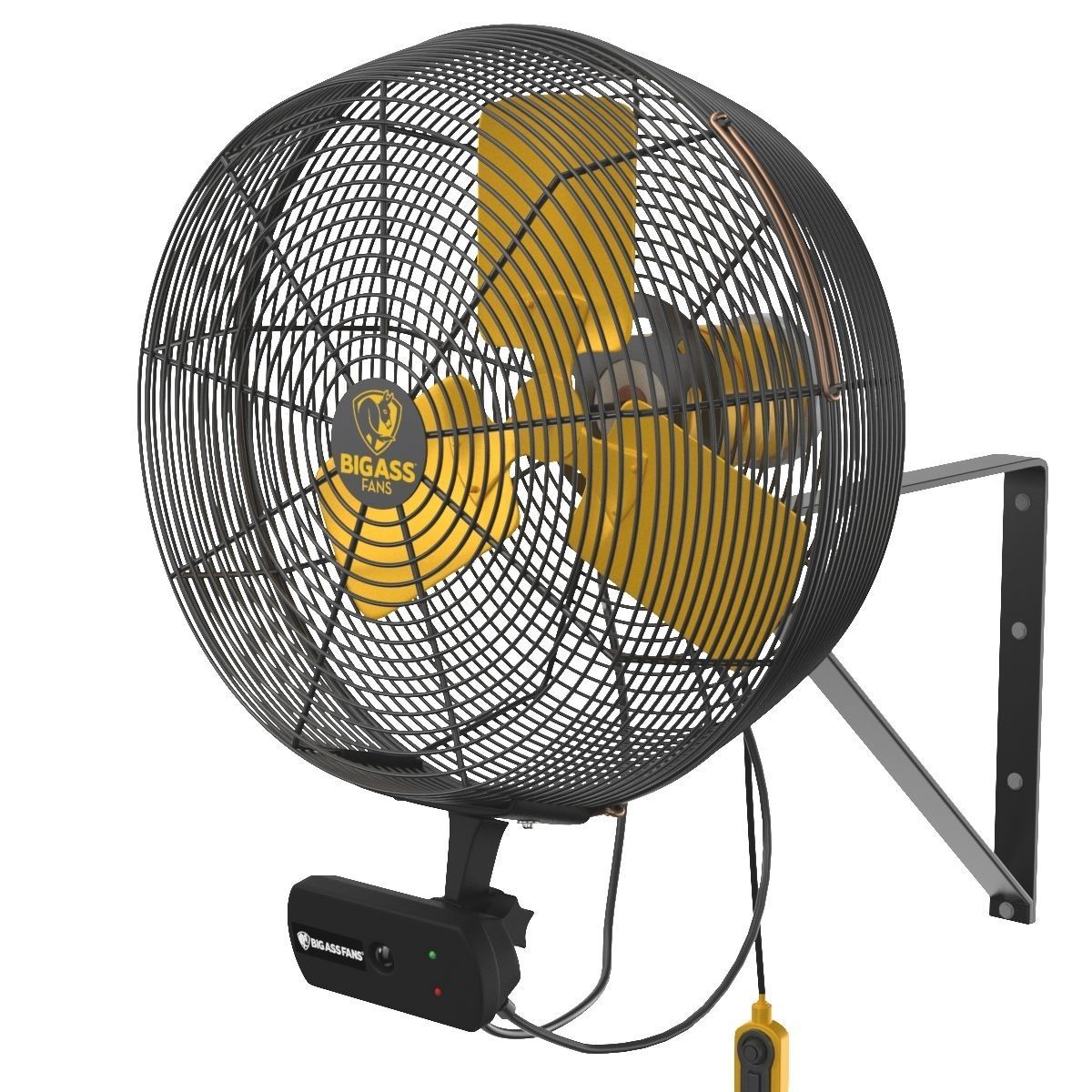 AirEye Wall Mount fan By Big Ass Fans 3D model_5