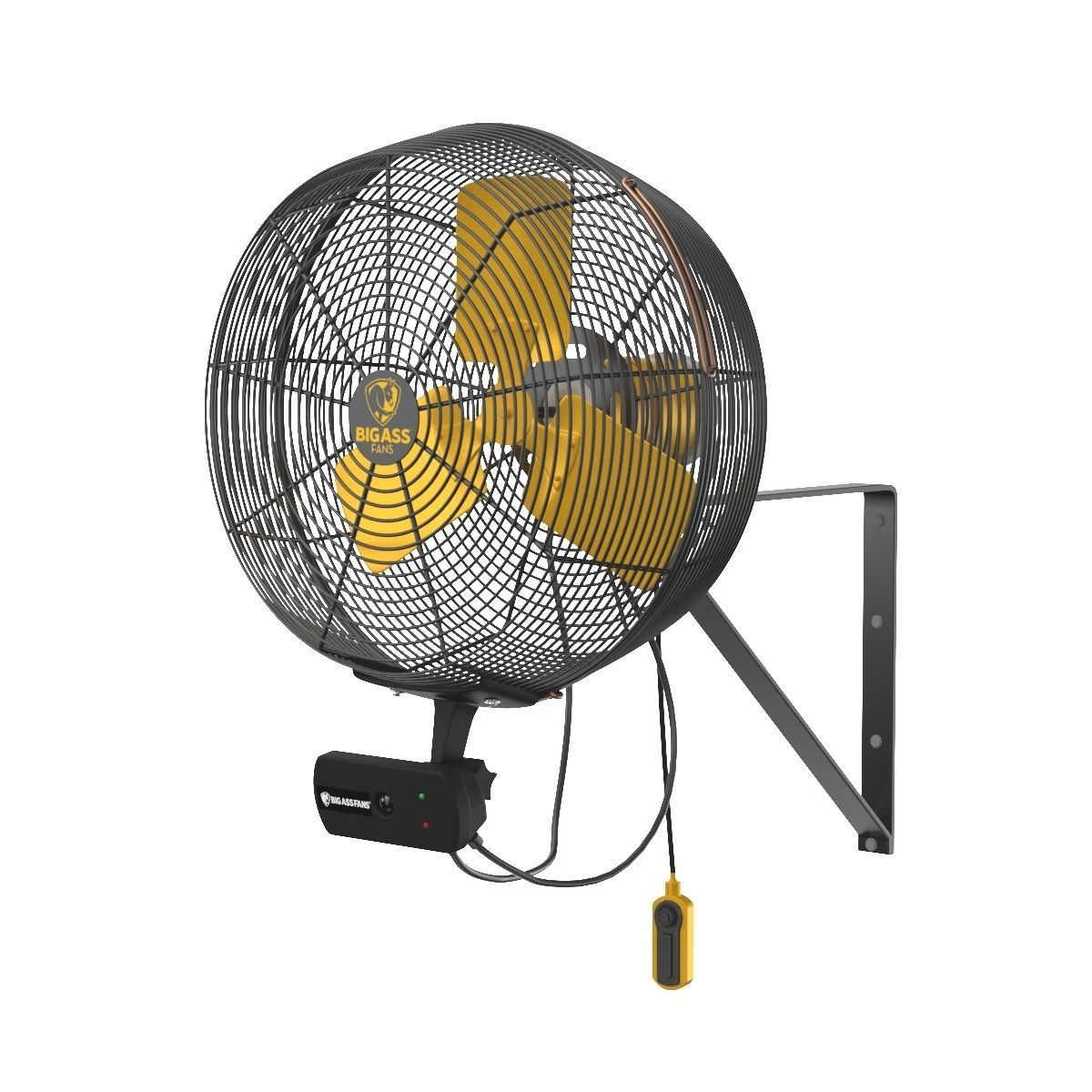 AirEye Wall Mount fan By Big Ass Fans 3D model_1