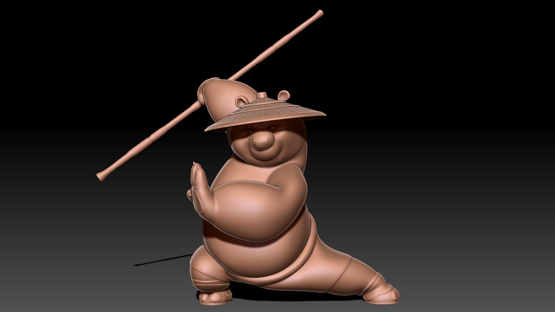 Kung Fu Panda Po 3D print model_13