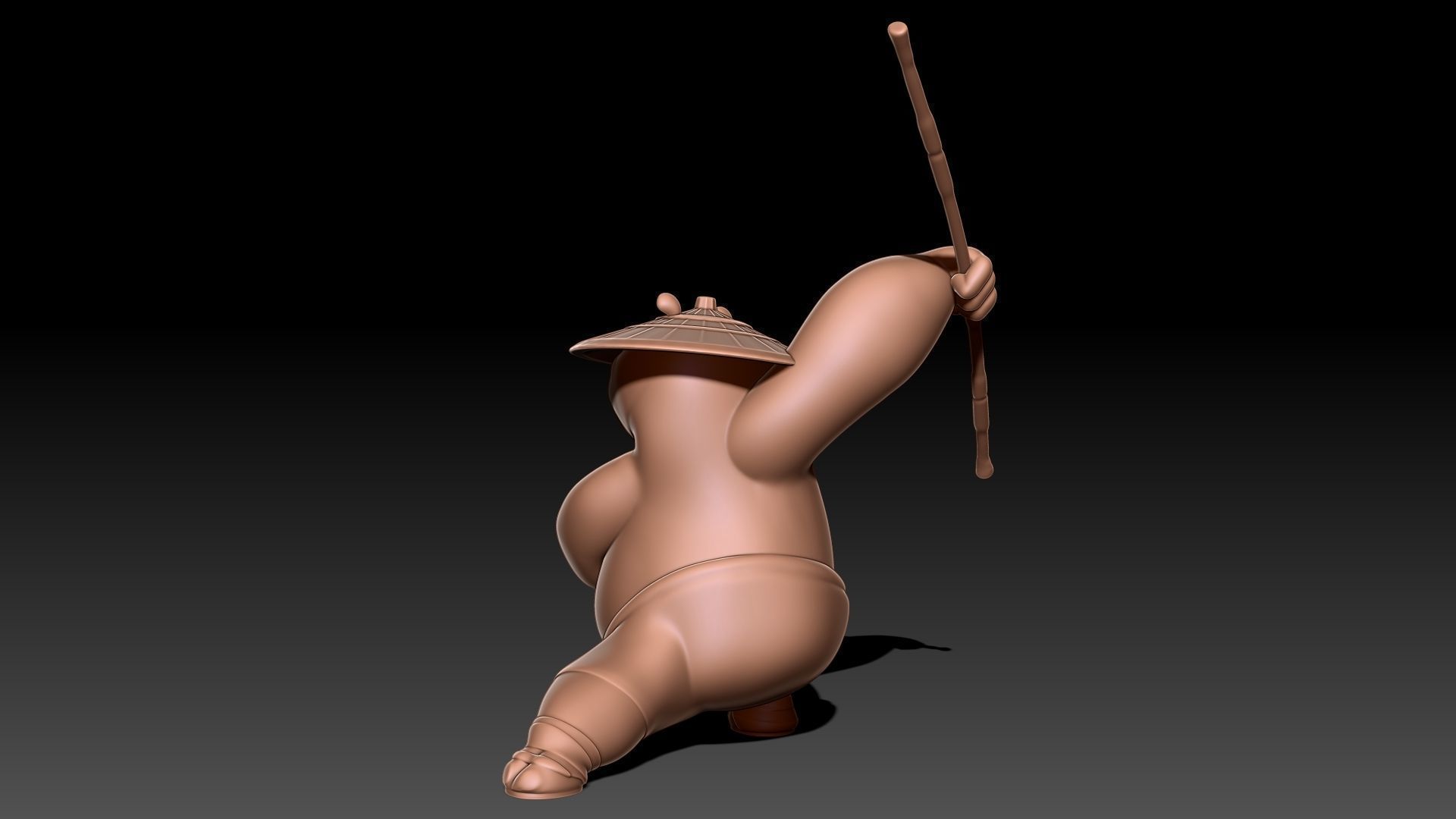 Kung Fu Panda Po 3D print model_11