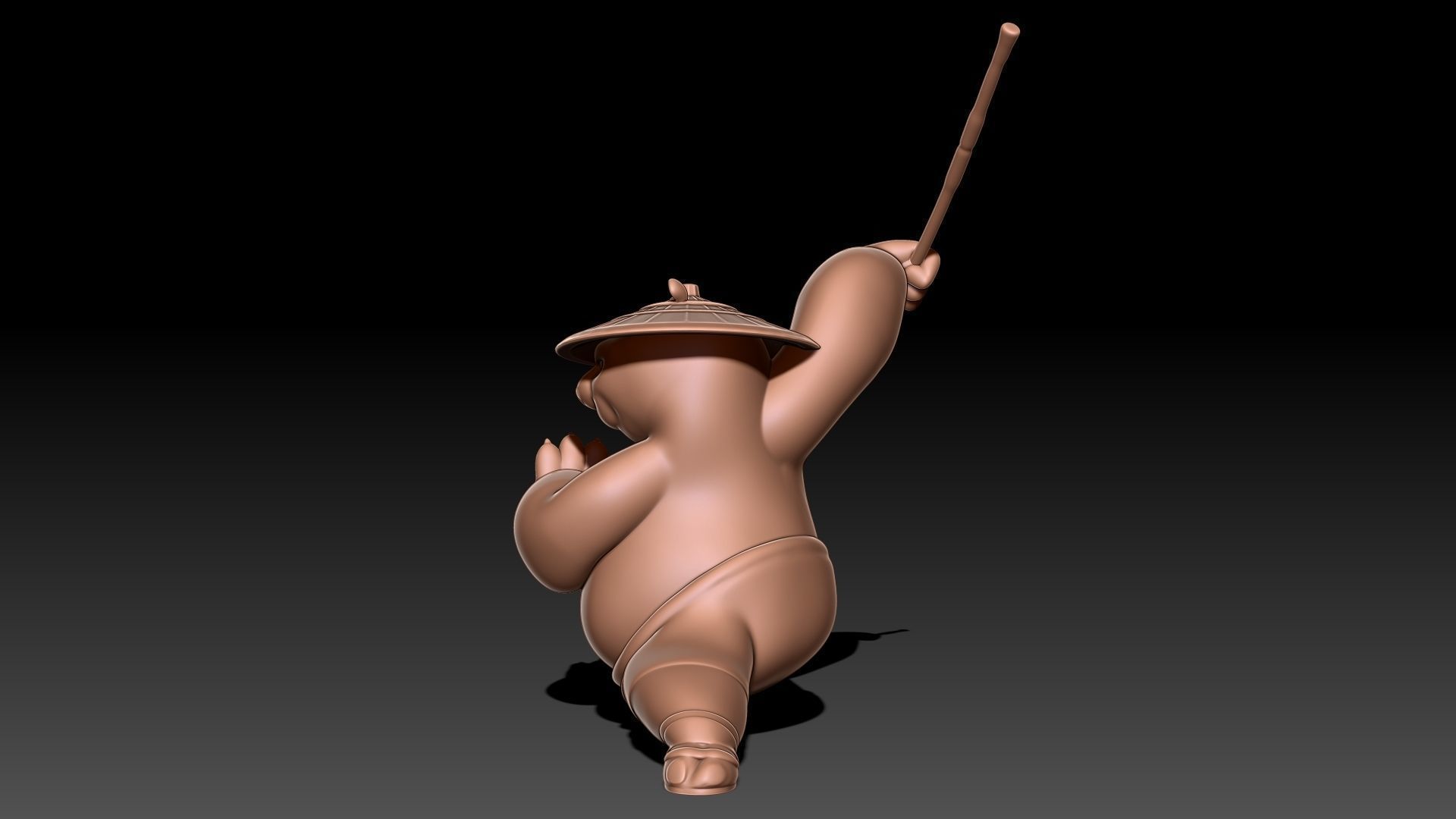 Kung Fu Panda Po 3D print model_12