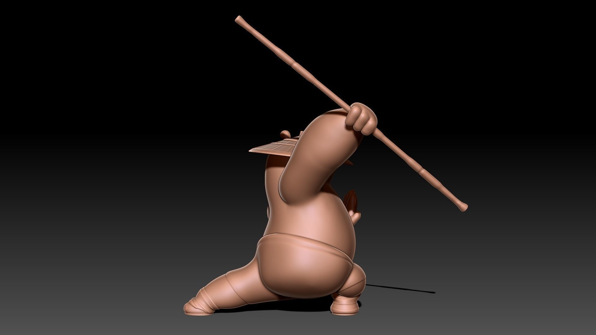 Kung Fu Panda Po 3D print model_10