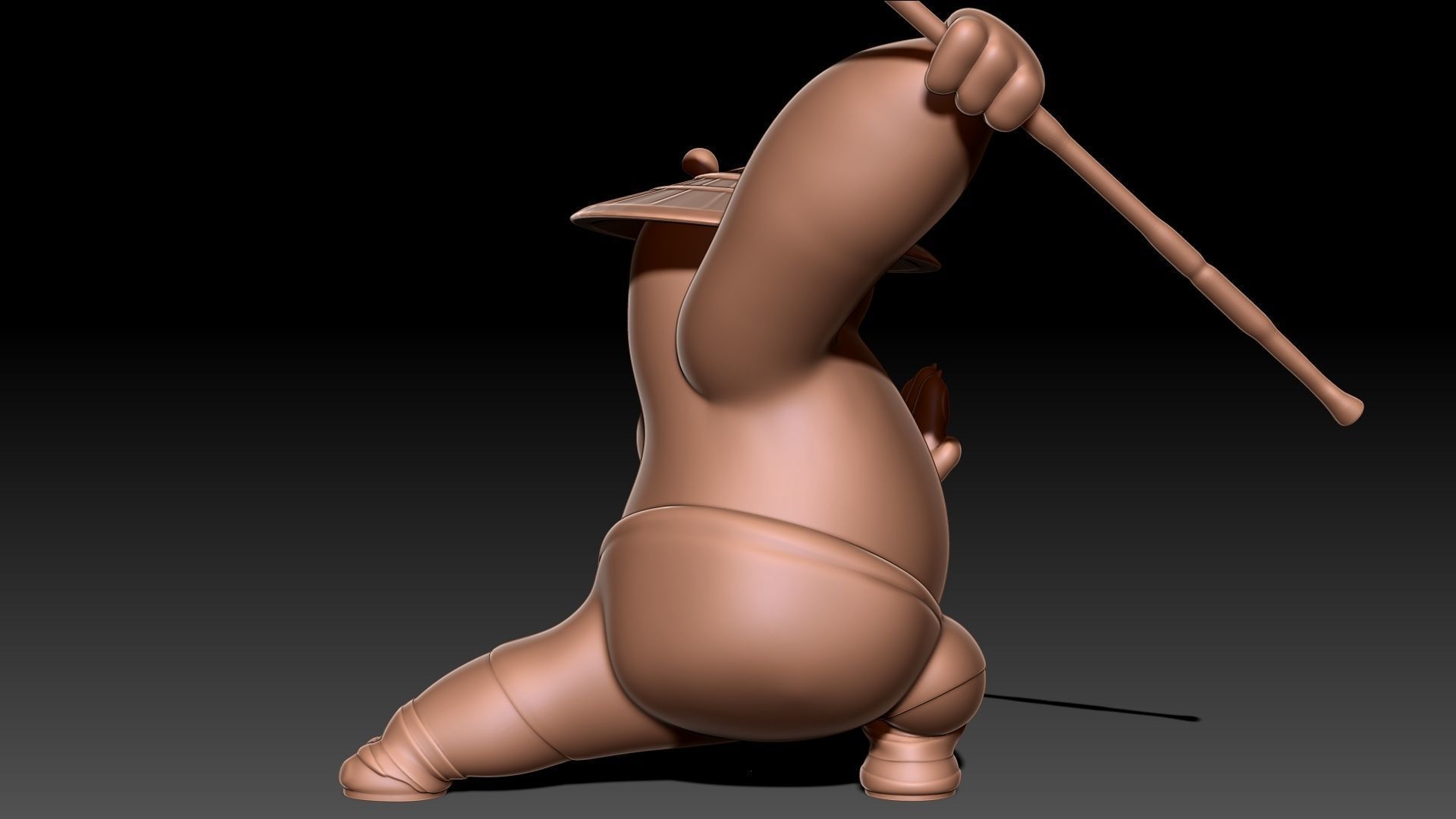 Kung Fu Panda Po 3D print model_6