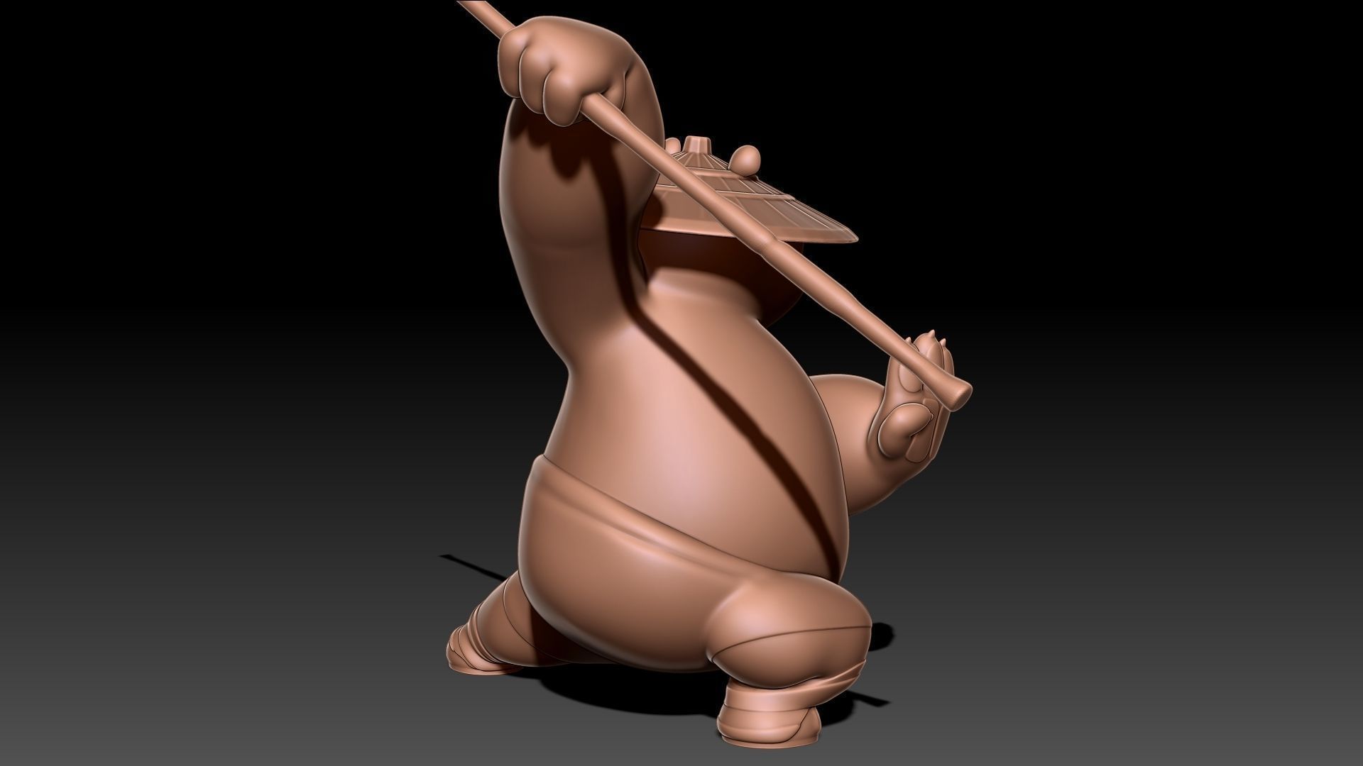 Kung Fu Panda Po 3D print model_9