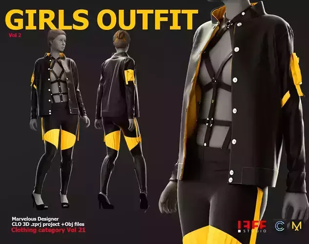 Girls outfit 2 Marvelous  VOL 21