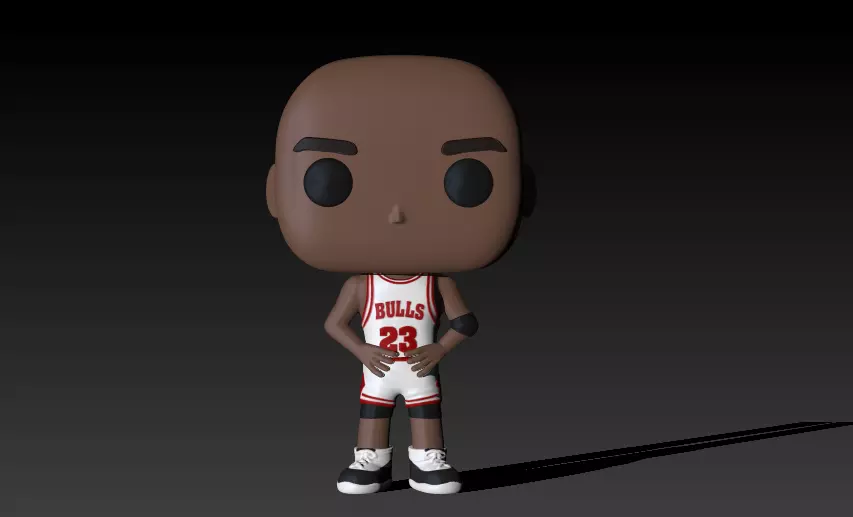 Funko Michael Jordan  3D print model_0