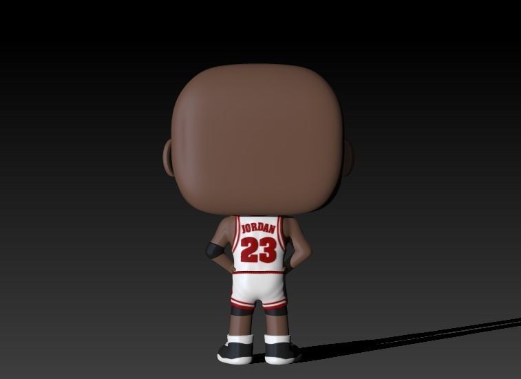 Funko Michael Jordan  3D print model_1