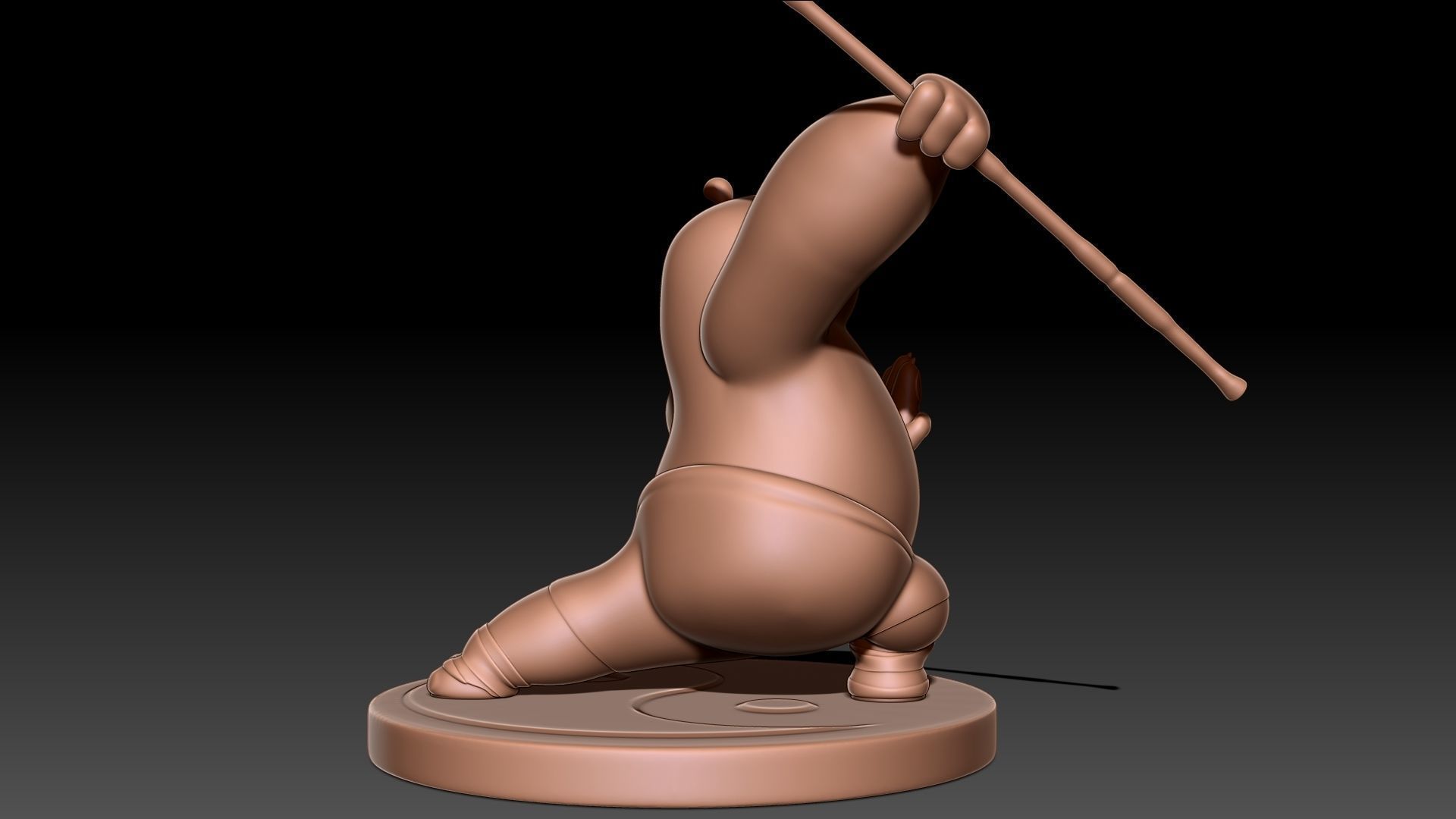 Kung Fu Panda Po 3D print model_6