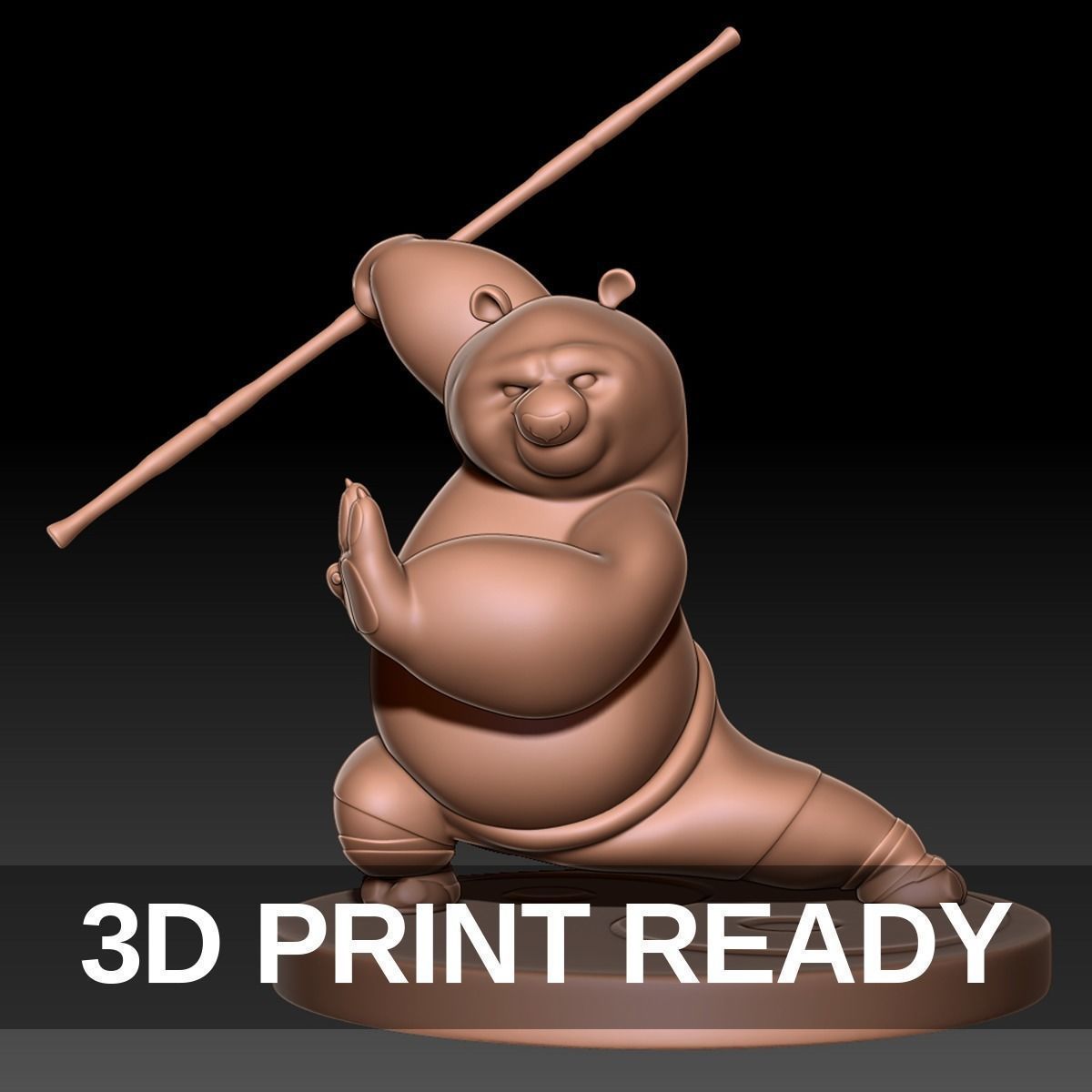 Kung Fu Panda Po 3D print model_10