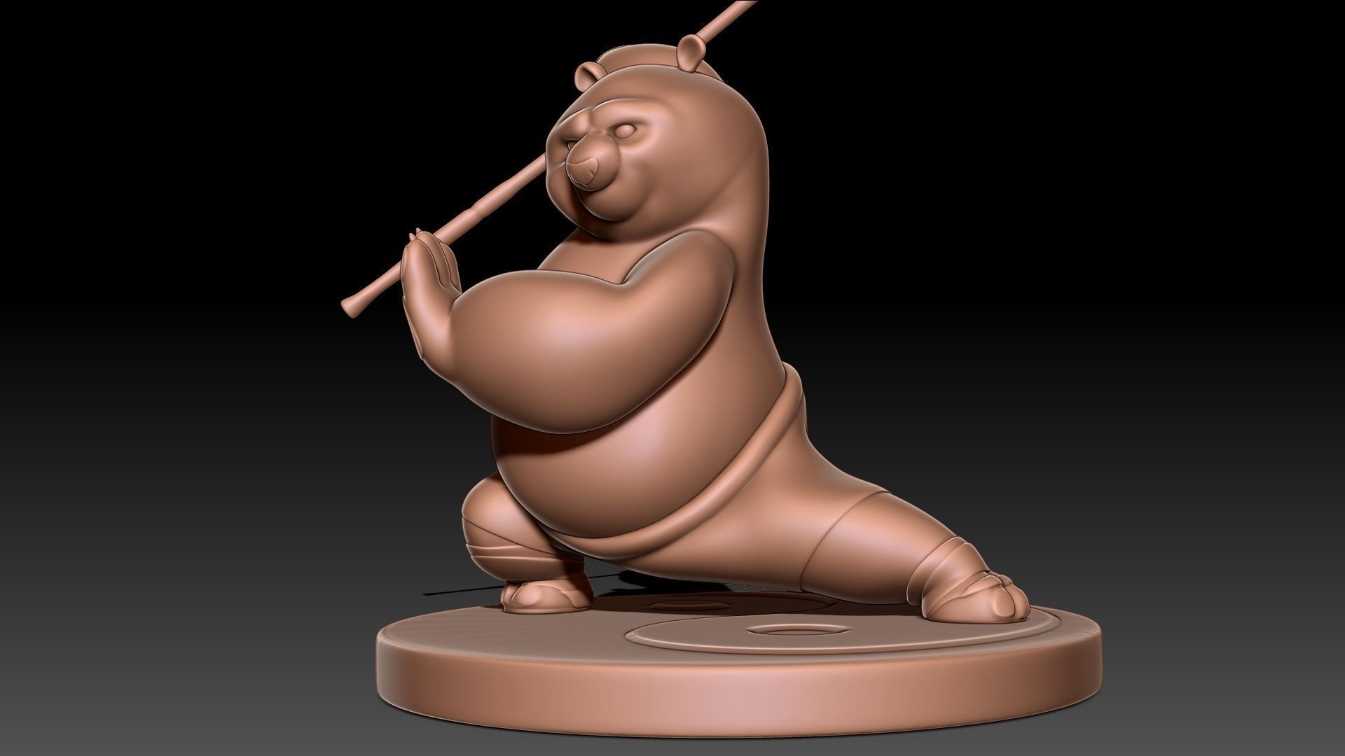Kung Fu Panda Po 3D print model_9