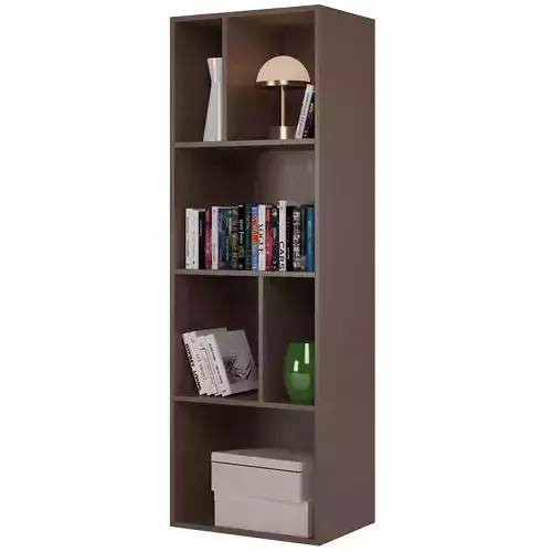 Letter I shaped shelves