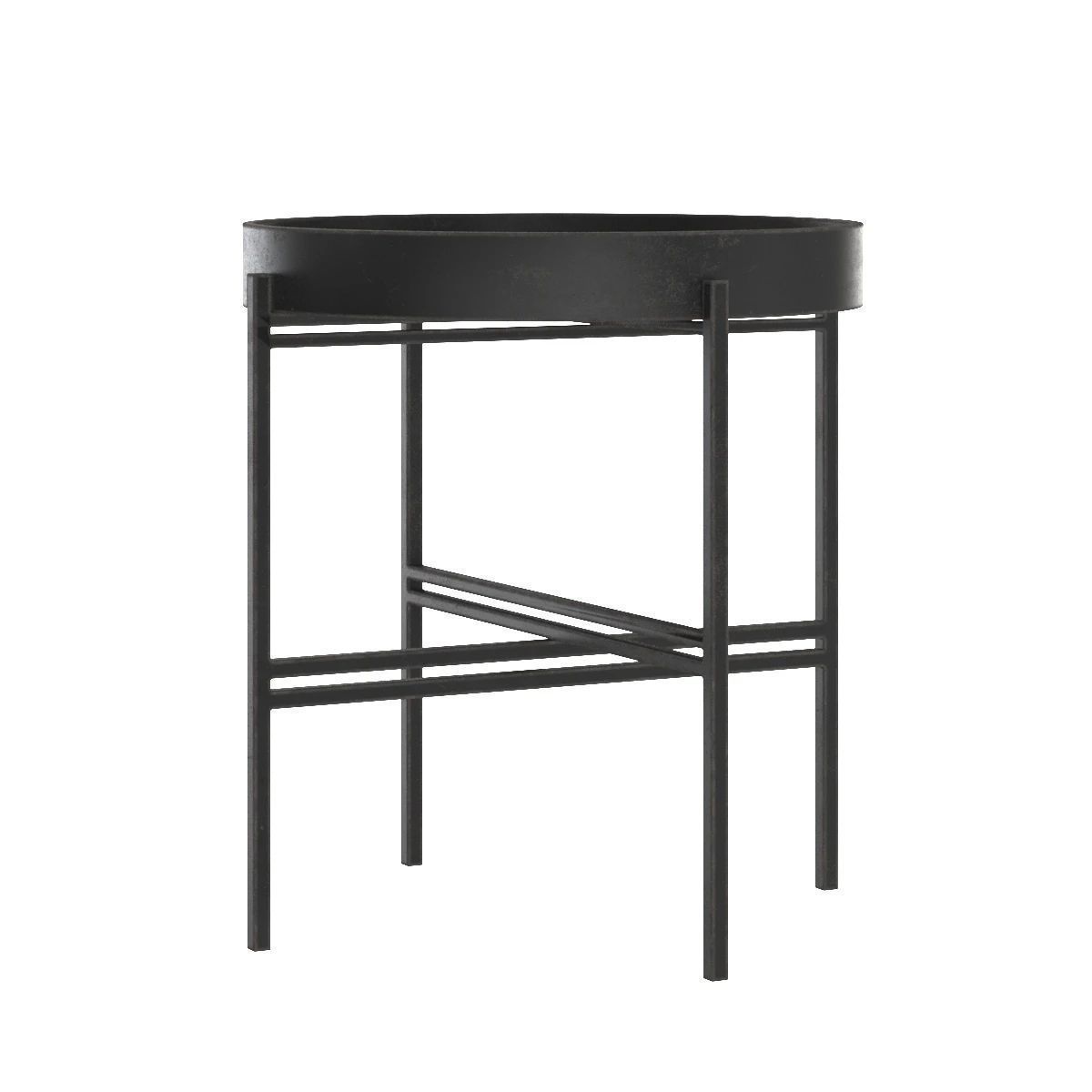 Ace Tray Side Table KX-1004-02 3D model_3