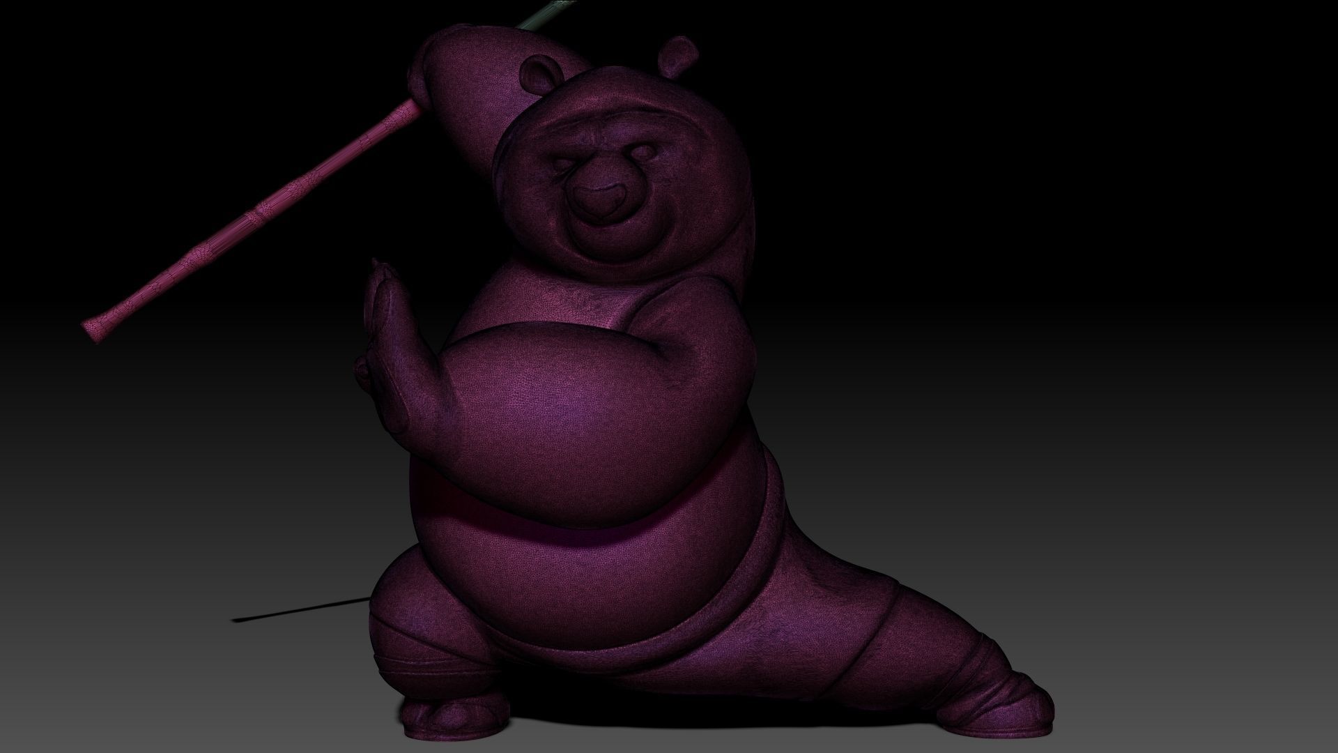 Kung Fu Panda Po 3D print model_10