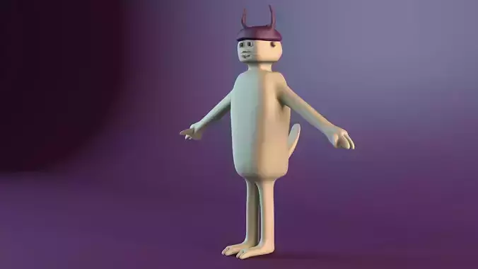 CHARACTER MODEL cartoon wearing hat