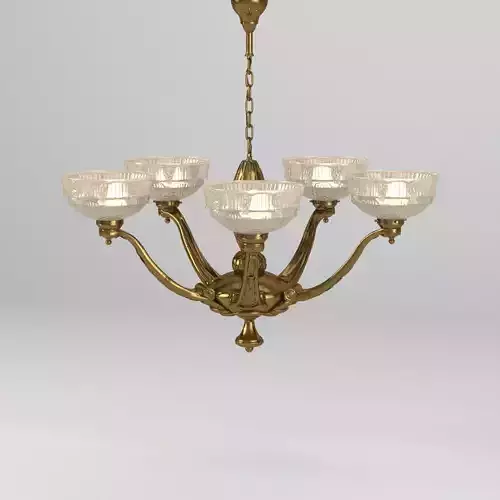 A Fabulous C1920s Art Deco Chandelier