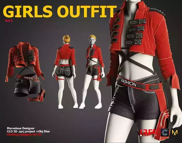 Girls outfit 6 Marvelous VOL 25