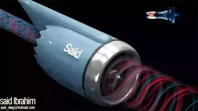 Turbine Engine Free 3D model