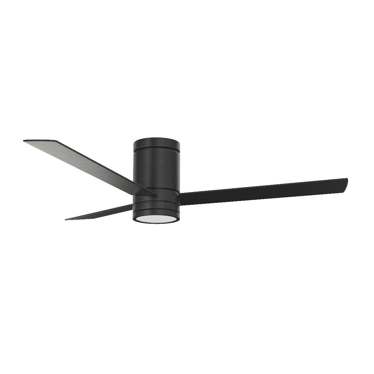 52 inch Espy Matte Black Remote Control Ceiling Fan 3D model_2