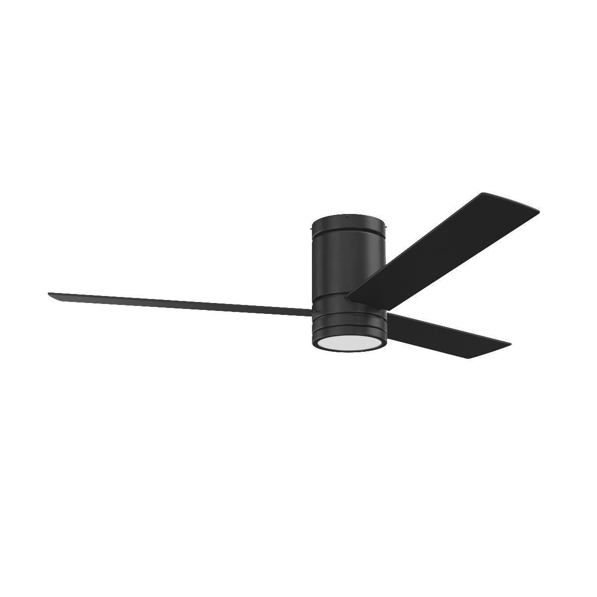 52 inch Espy Matte Black Remote Control Ceiling Fan 3D model_4