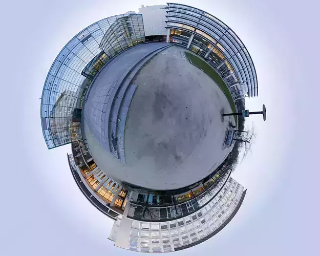 5 Exterior Panoramas 360x180 Low-poly 3D model