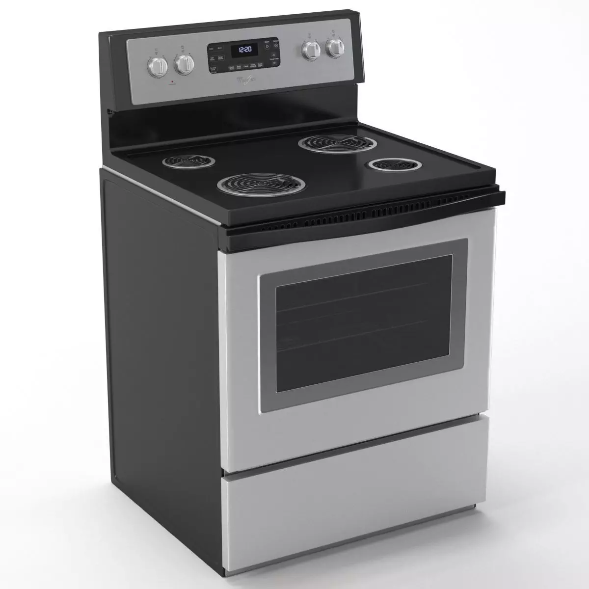Freestanding Electric Range with AccuBake System WFC310S0ES 3D model_0