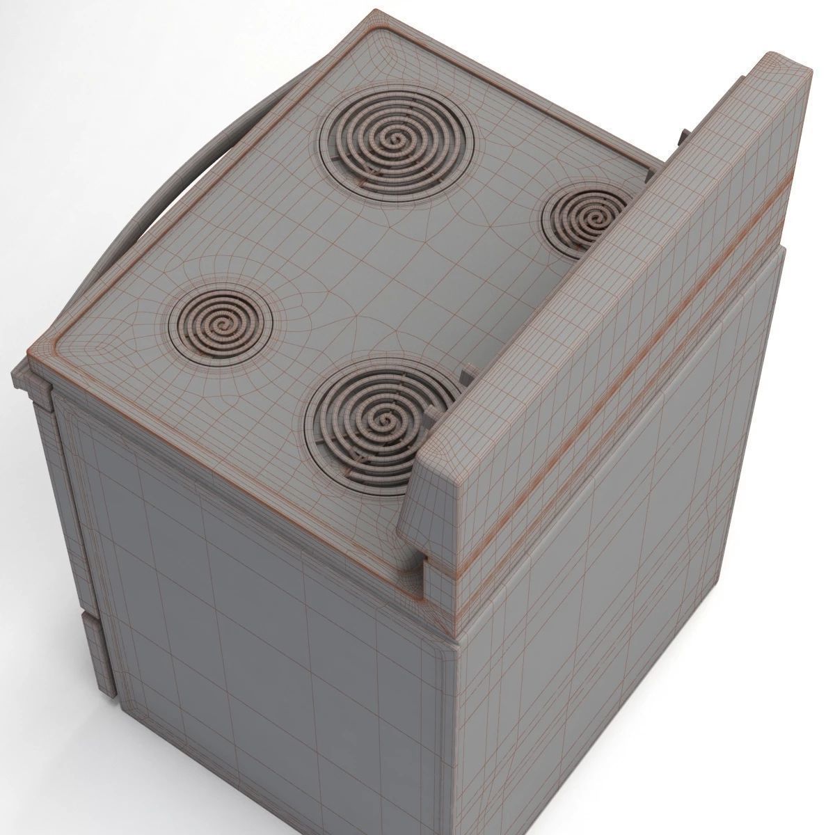 Freestanding Electric Range with AccuBake System WFC310S0ES 3D model_6