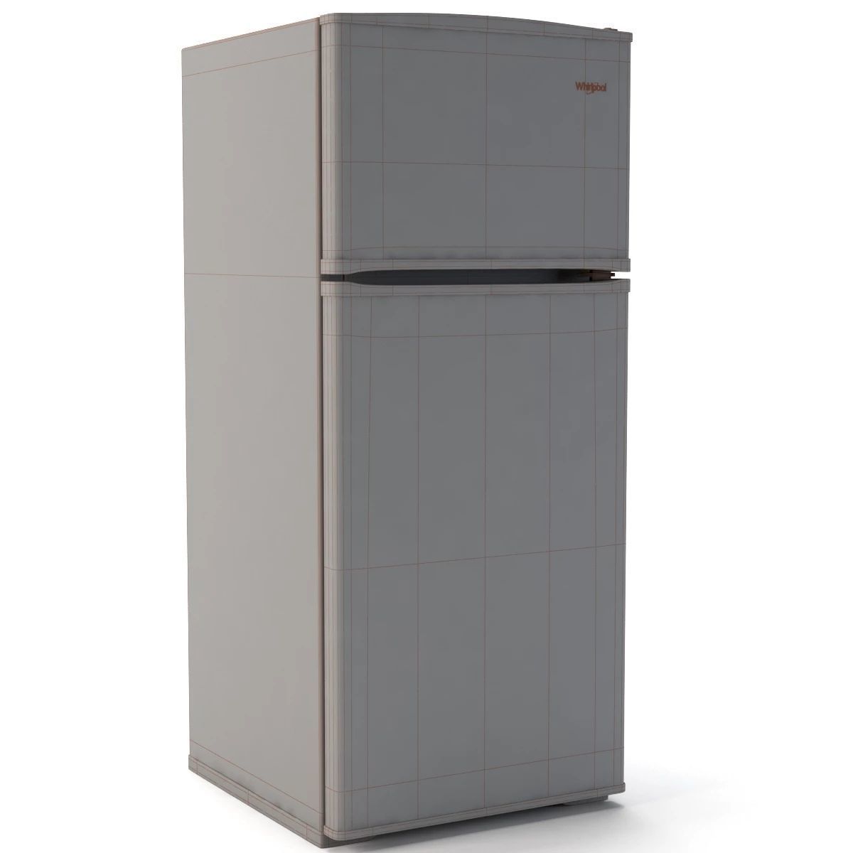 28-inch Wide Top Freezer Refrigerator-16 cu ft WRT316SFDB 3D model_5