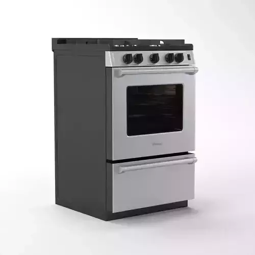 24-inch Freestanding Gas Range with Sealed Burners WFG500M4HS