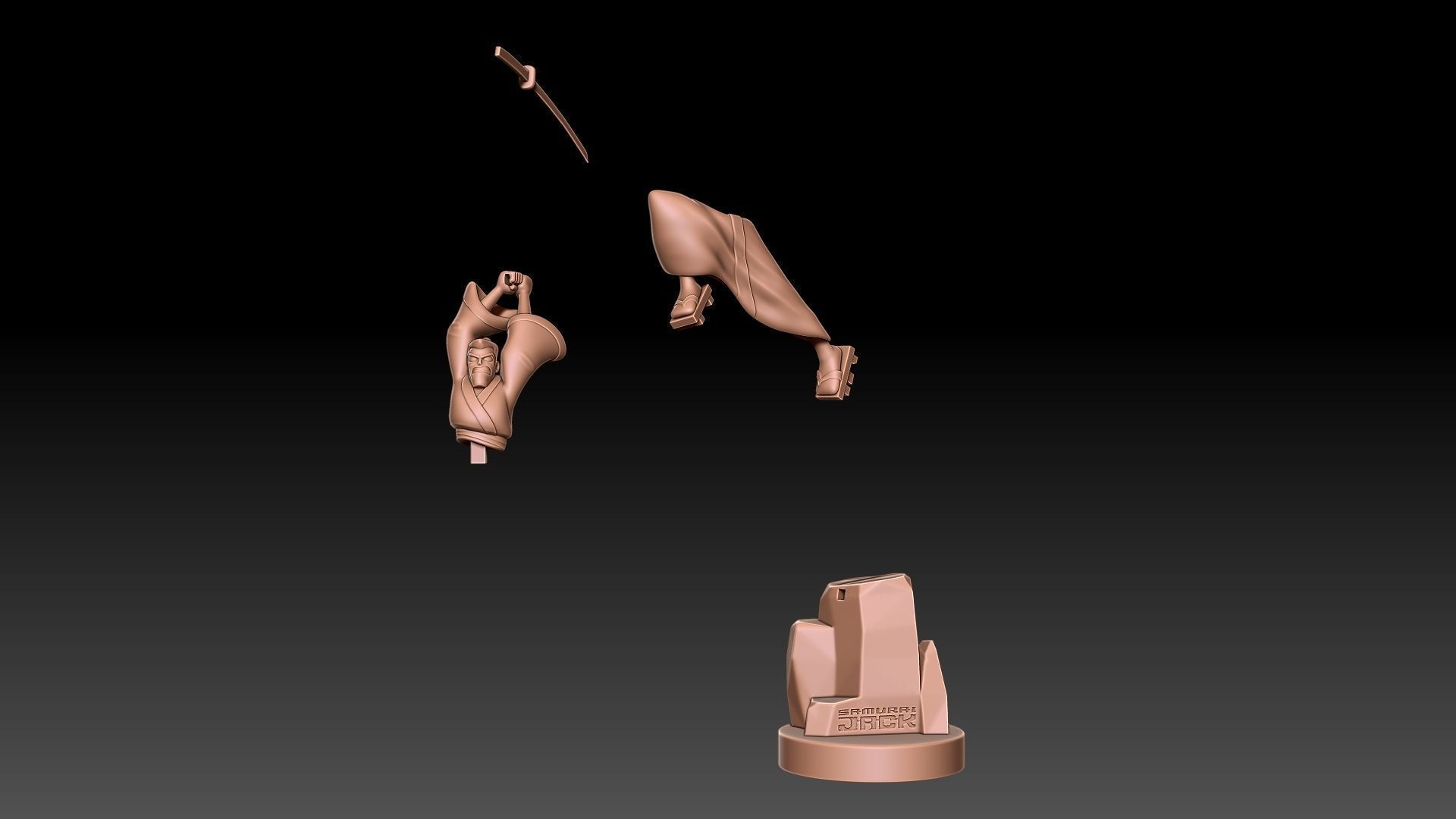 Samuria Jack 3D print model_10