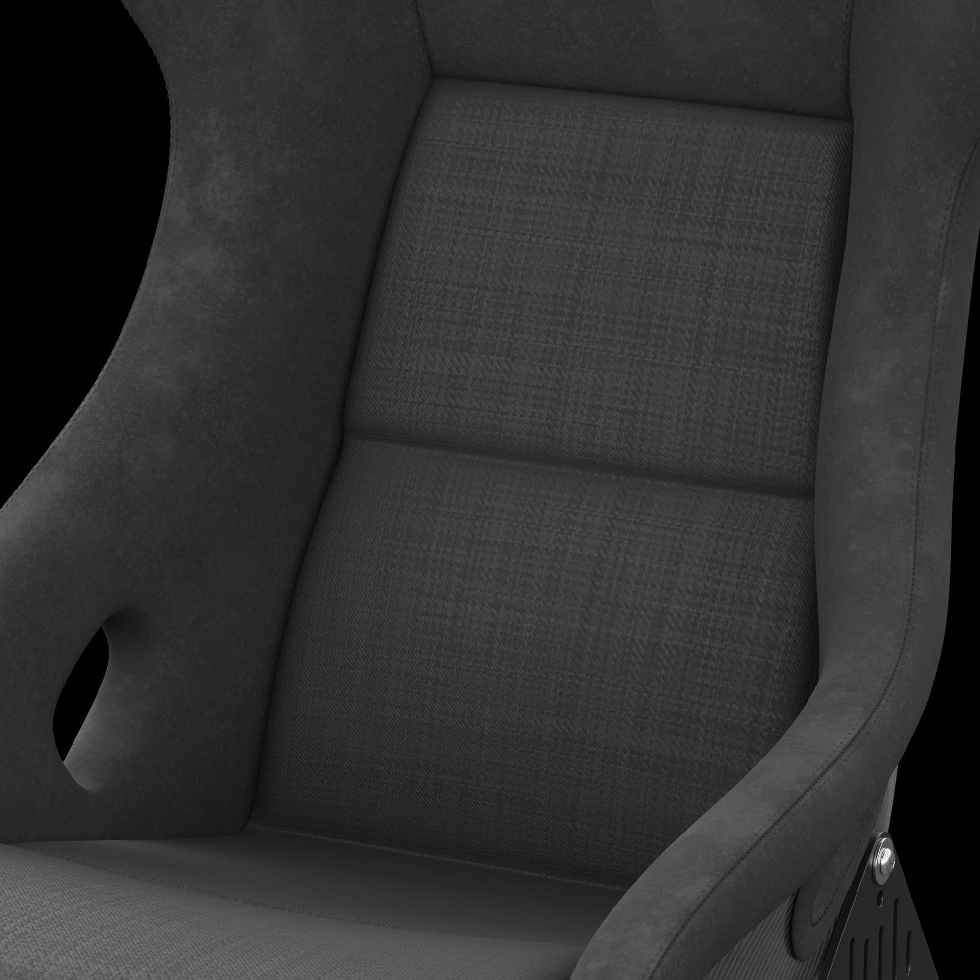 RECARO Pole Position Car Racing Seat 3D Model 3D model_17