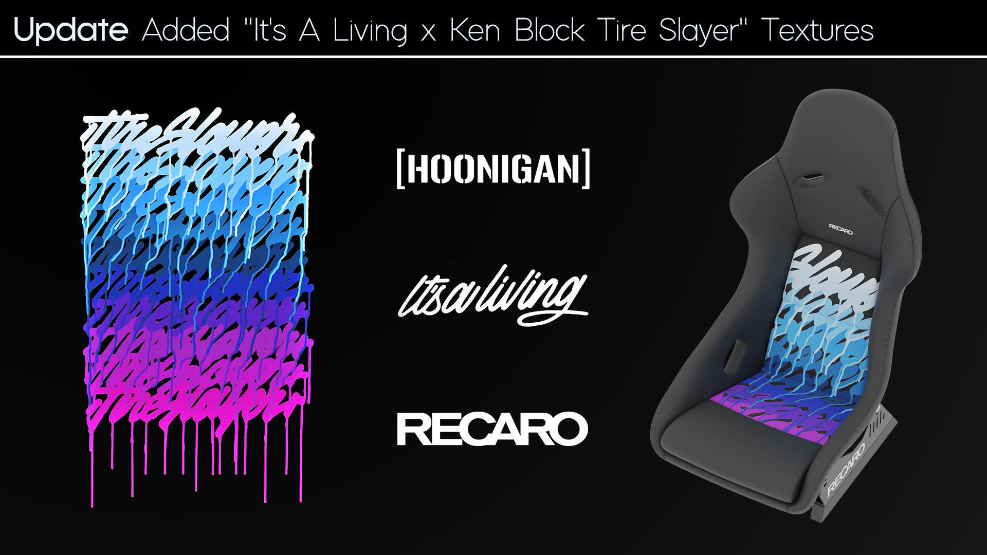 RECARO Pole Position Car Racing Seat 3D Model 3D model_4