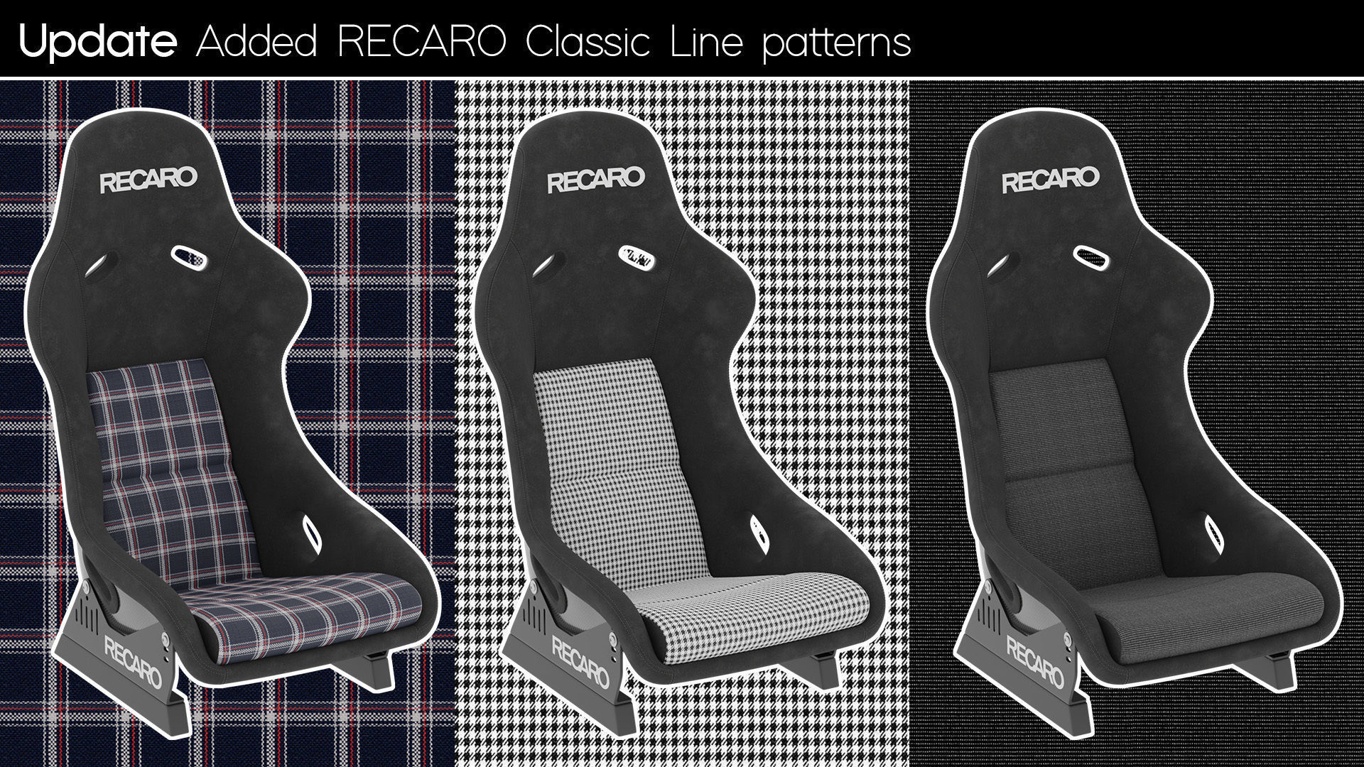 RECARO Pole Position Car Racing Seat 3D Model 3D model_2