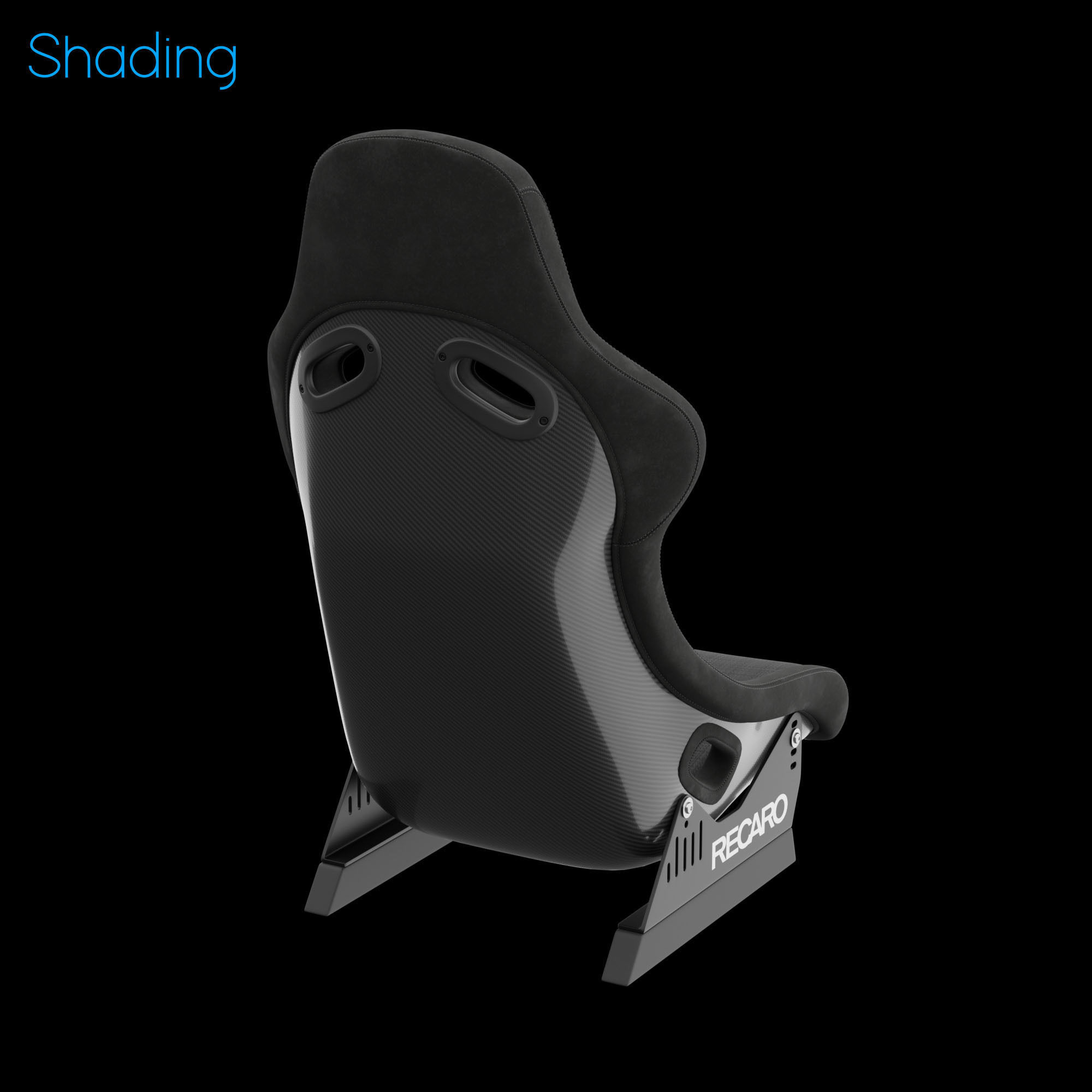 RECARO Pole Position Car Racing Seat 3D Model 3D model_13