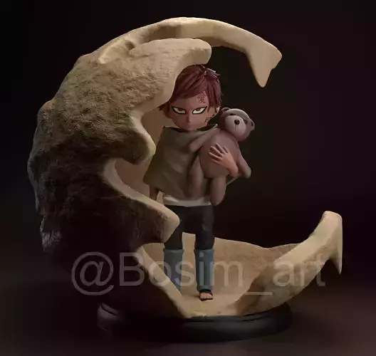 Childhood Gaara - Naruto 3D print model